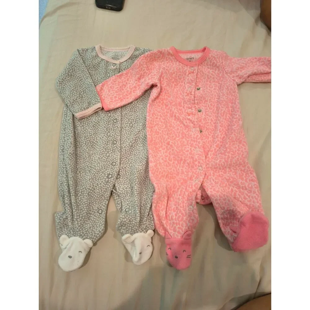 Carter's Infant Girls' Microfleece set of 2, 0-3m